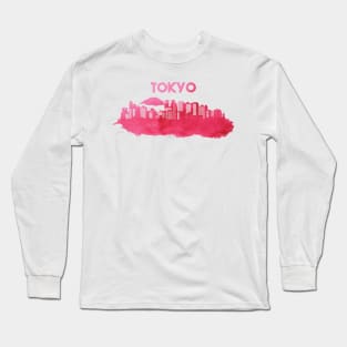 Tokyo Skyline Long Sleeve T-Shirt